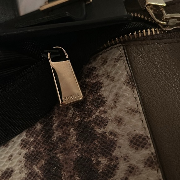 Furla Python Colorblock Leather Dolce Vita long strap - Picture 11 of 12